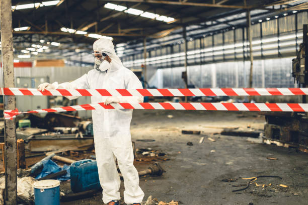 Professional Unattended Death Cleanup technician working in Taylor, PA